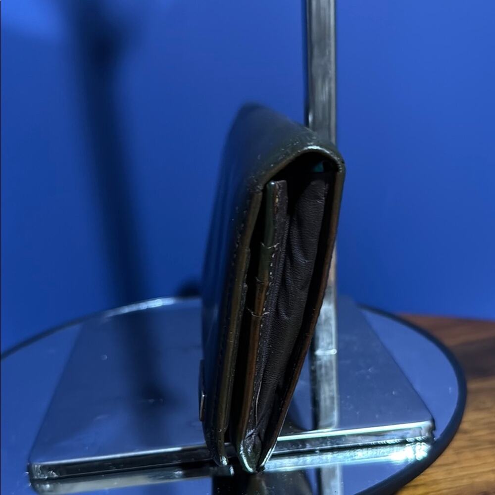 Burberry Dark Brown Leather Clutch - Picture 6 of 11